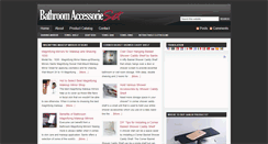 Desktop Screenshot of bathroomaccessorieset.com